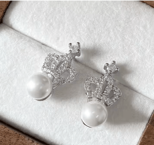 Crown pearl Necklace set