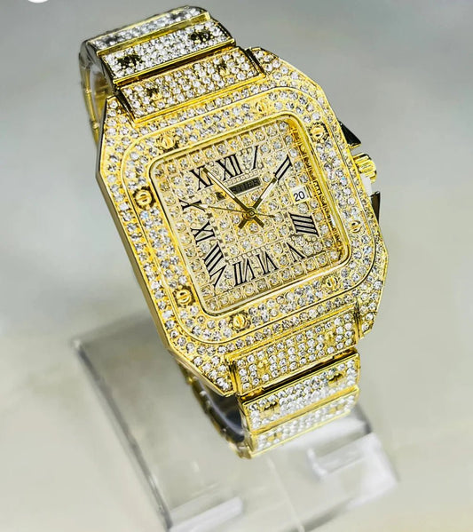 Woman gold watch